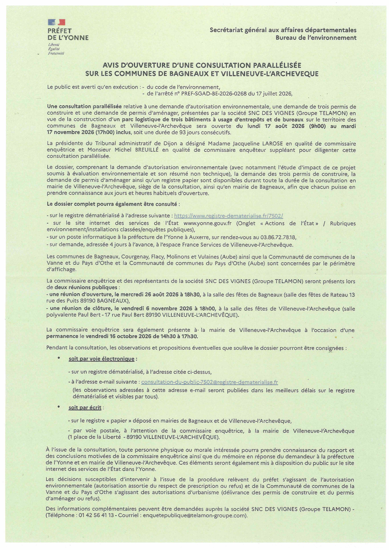 Enquête Public